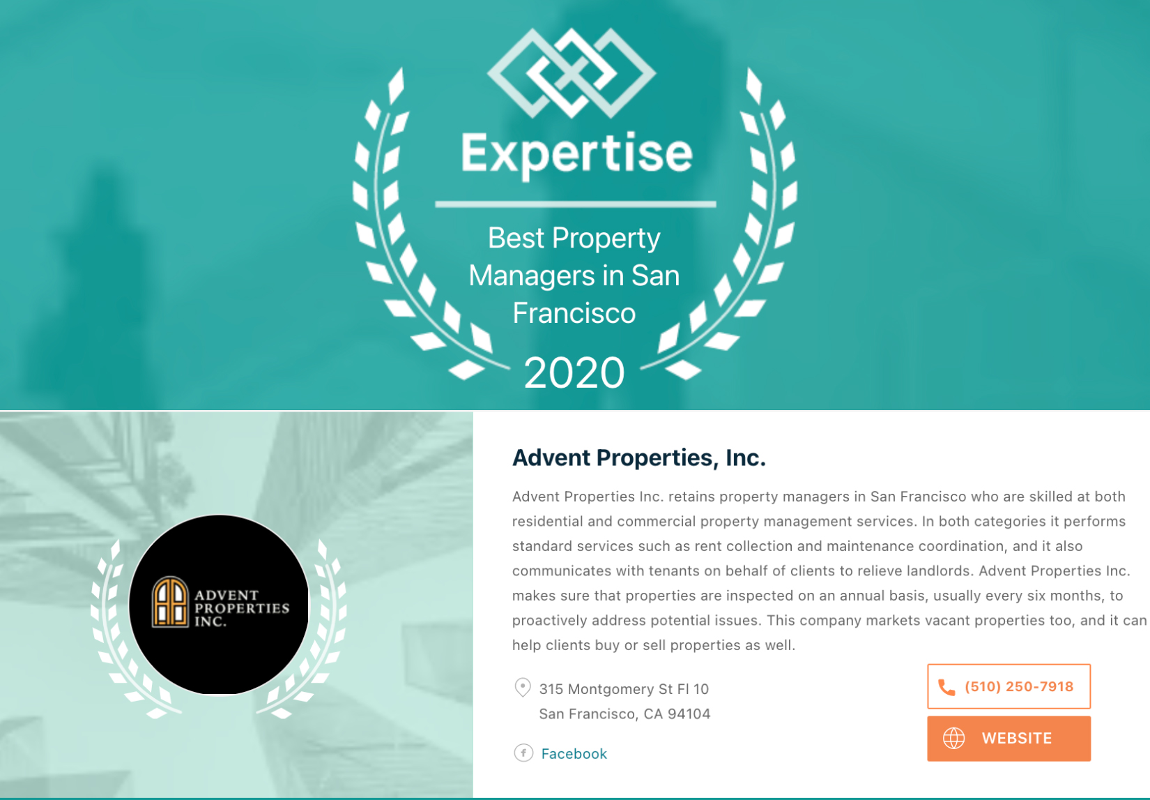 Expertise.com's 2020 Best Property Managers in San Francisco